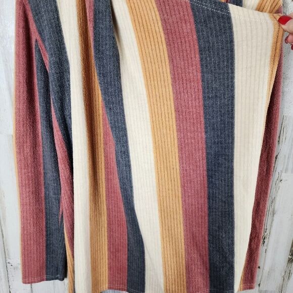 P & Rose Striped Cardigan Sweater Multicolored Size Small - Picture 6 of 10